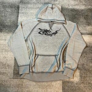 Women's vintage lightweight mom core washed dragon vintage skater hoodie